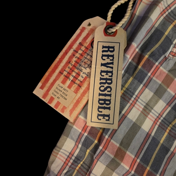 Tailor Vintage Reversible Shorts NWT - Picture 2 of 6